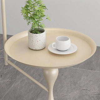 Adjustable Pleated Modern Arc Side Table Floor Lamp Zawala Image - 9