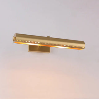 ZOWALA - Elegant Beaded Gold Geometric LED Vanity Wall Light Image - 2