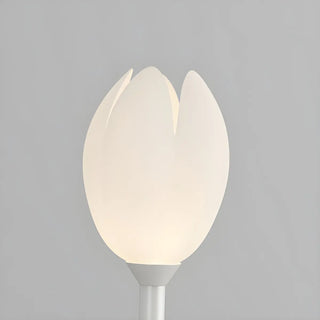 2-Light Bedside Black Tulip-Shaped Metal Floor Lamp Zawala Image - 15