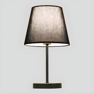 Modern Elegant Double Fabric Shade Iron Table Lamp Zawala Image - 8