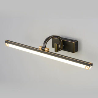 Elegant Black Rectangular Bathroom Vanity Light  Zawala Image - 10