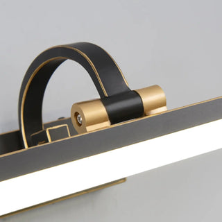 Elegant Black Rectangular Bathroom Vanity Light  Zawala Image - 11