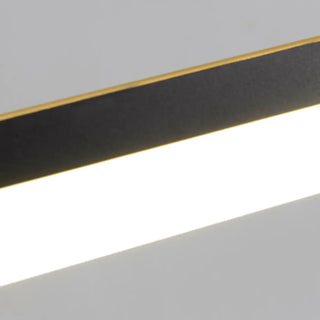 Elegant Black Rectangular Bathroom Vanity Light  Zawala Image - 14