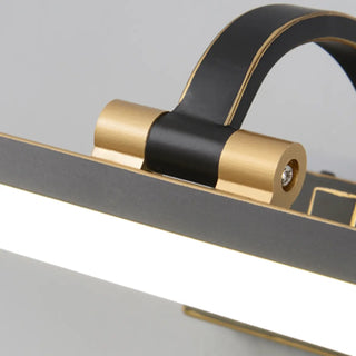 Elegant Black Rectangular Bathroom Vanity Light  Zawala Image - 15