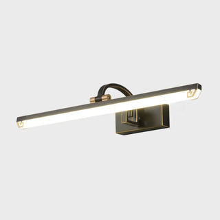 Elegant Black Rectangular Bathroom Vanity Light  Zawala Image - 7