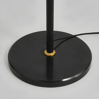 Elegant Wavy Pole Floor Lamp with Pleated Shade Zawala Image - 8