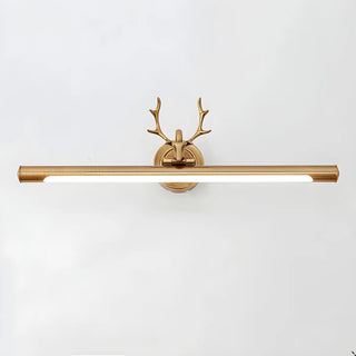 ZOWALA - Elegant Antler-Inspired Brass Metal Vanity Light Image - 6