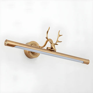 ZOWALA - Elegant Antler-Inspired Brass Metal Vanity Light Image - 8