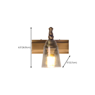 ZOWALA - Elegant Brass Geometric 3 Light Bathroom Vanity #size