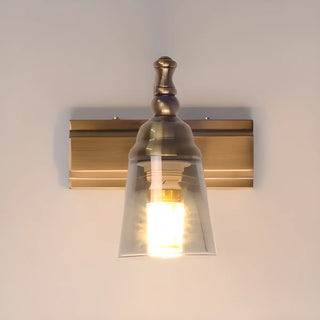 ZOWALA - Elegant Brass Geometric 3 Light Bathroom Vanity Image - 4