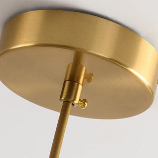 Elegant Modern Bedroom Shell Glass Pendant Light Zawala Image - 13