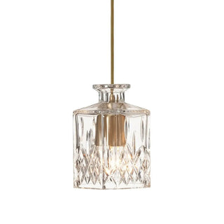 Modern Dining Room Clear Glass Cone Pendant Light Zawala Image - 6