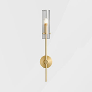 Vertical Design Gold Double Glass Tube Wall Sconce Zawala Image - 10