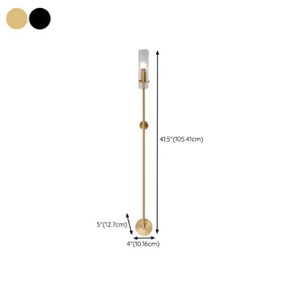 Vertical Design Gold Double Glass Tube Wall Sconce Zawala Image - 28