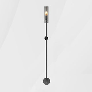 Vertical Design Gold Double Glass Tube Wall Sconce Zawala Image - 8