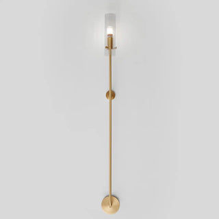 Vertical Design Gold Double Glass Tube Wall Sconce Zawala Image - 9
