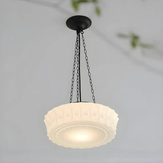 ZOWALA - Vintage Ceramic Pendant Light Kitchen White Image - 10