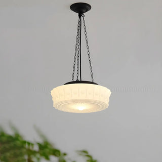 ZOWALA - Vintage Ceramic Pendant Light Kitchen White Image - 3