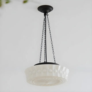 ZOWALA - Vintage Ceramic Pendant Light Kitchen White Image - 6