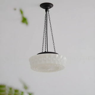 ZOWALA - Vintage Ceramic Pendant Light Kitchen White Image - 9