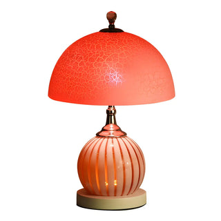 Minimalist Dome Glass Shade Globe Base Table Lamp Zawala Image - 16