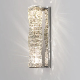 Trendy Multi-Faceted Gold Crystal Bedroom Wall Lamp Zawala Image - 16