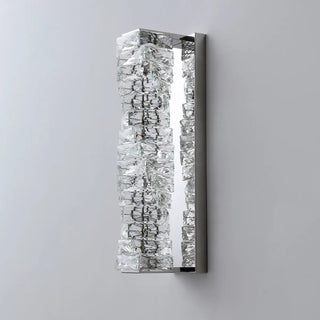 Trendy Multi-Faceted Gold Crystal Bedroom Wall Lamp Zawala Image - 17