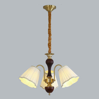ZOWALA - Modern Globe Brass Chandelier for Living Room - 6 Lights Image - 13