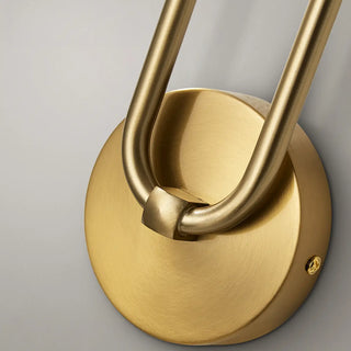 Modern Gold Dual Cylindrical LED Wall Sconce Light Zawala Image - 14
