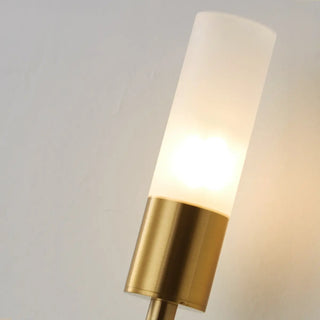 Modern Gold Dual Cylindrical LED Wall Sconce Light Zawala Image - 16
