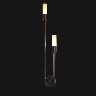 Modern Gold Dual Cylindrical LED Wall Sconce Light Zawala Image - 7