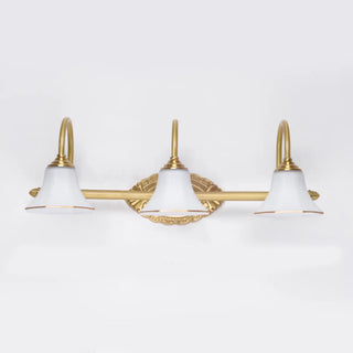 Simple Gold 3-Light Bell Bathroom LED Vanity Lights Zawala Image - 7