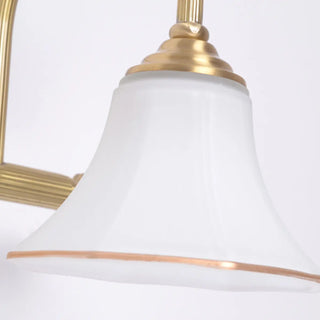 Simple Gold 3-Light Bell Bathroom LED Vanity Lights Zawala Image - 8