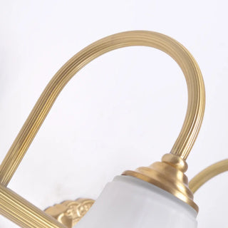 Simple Gold 3-Light Bell Bathroom LED Vanity Lights Zawala Image - 9