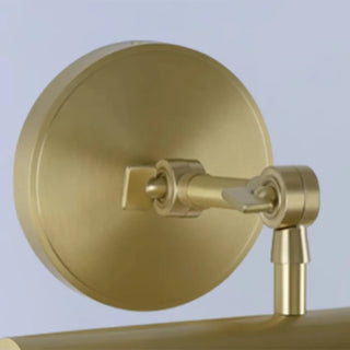 Elegant Gold Rectangular Copper LED Vanity Light Zawala Image - 11