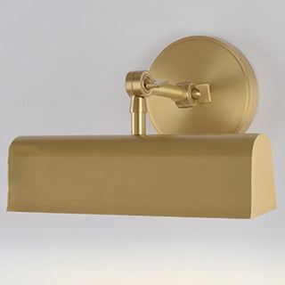 Elegant Gold Rectangular Copper LED Vanity Light Zawala Image - 6