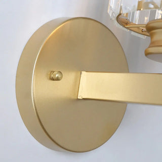 ZOWALA - Elegant Brass and Crystal Wall Light Fixture Image - 12