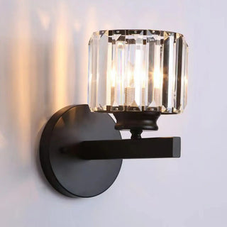 ZOWALA - Elegant Brass and Crystal Wall Light Fixture Image - 6