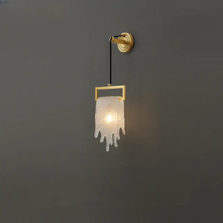 Sophisticated Crystal Tassels Gold Bedside Wall Light Zawala Image - 5