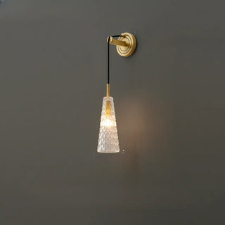 Sophisticated Crystal Tassels Gold Bedside Wall Light Zawala Image - 7