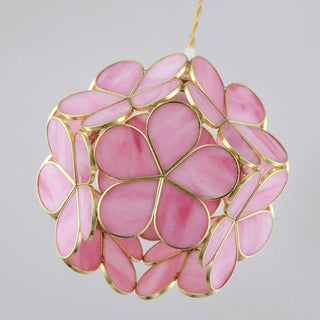 Elegant Dining Room Flower Globe White Glass Pendant Light Zawala Image - 7