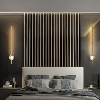 Elegant Gold Oval Alloy Ambience Wall Lamp 2 Lights Image - 12