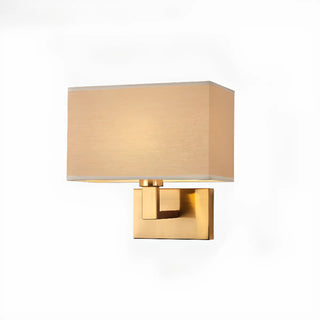 ZOWALA - Elegant Gold Rectangular Wall Sconce Light Image - 10