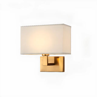 ZOWALA - Elegant Gold Rectangular Wall Sconce Light Image - 12
