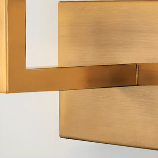 ZOWALA - Elegant Gold Rectangular Wall Sconce Light Image - 16