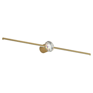 ZOWALA - Elegant Central Crystal Gold Bathroom Vanity Light Image - 9