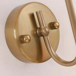 Elegant Gold Tulip Shaped White Ceramics Wall Sconce Zawala Image - 20