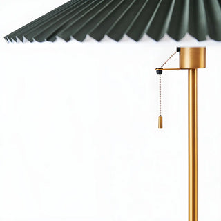Modern Green Cone and Tripod Metal LED Floor Lamp Zawala Image - 5