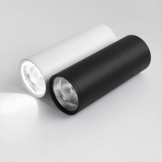 Elegant Pendant Light with Glassy Shade, Cylindrical Container Fixture, and Aluminum Material Zawala Image - 7