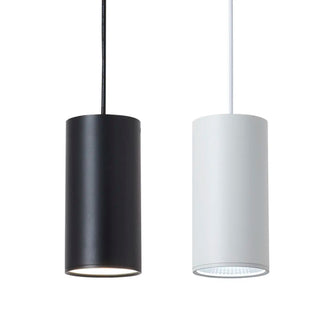 Elegant Pendant Light with Glassy Shade, Cylindrical Container Fixture, and Aluminum Material Zawala Image - 9